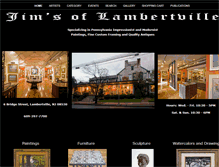 Tablet Screenshot of jimsoflambertville.com